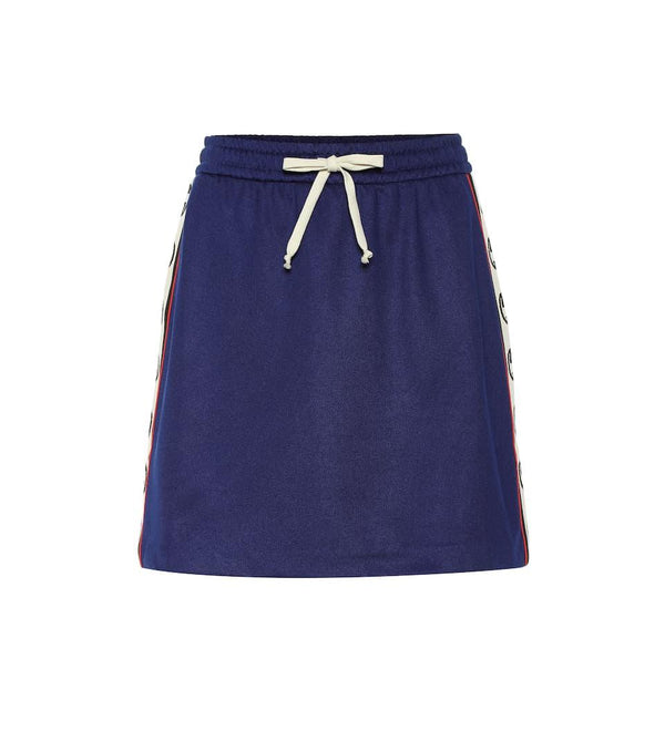 Women GUCCI Logo-taped skirt