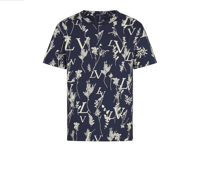 HOMME LOUIS VUITTON LV T-SHIRT DÉCHARGE FEUILLE