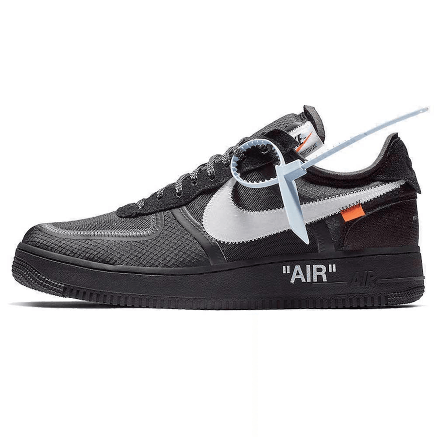 Women Off-White X Nike Air Force 1 Black