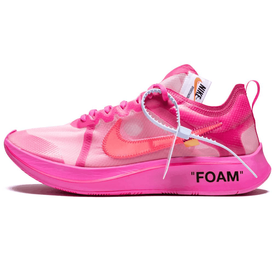 Off-White X Nike Zoom Fly SP Rose 