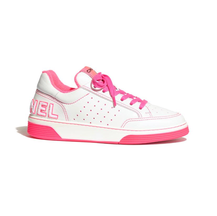 BASKETS CHANEL EN CUIR DE VEAU FEMME