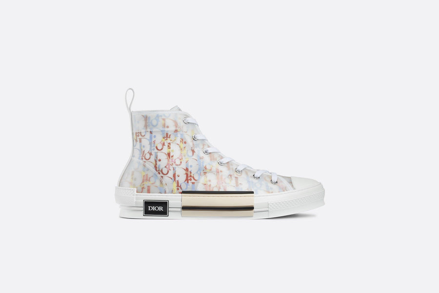 MEN DIOR "B23" HIGH-TOP DIOR OBLIQUE SNEAKER Multicolor