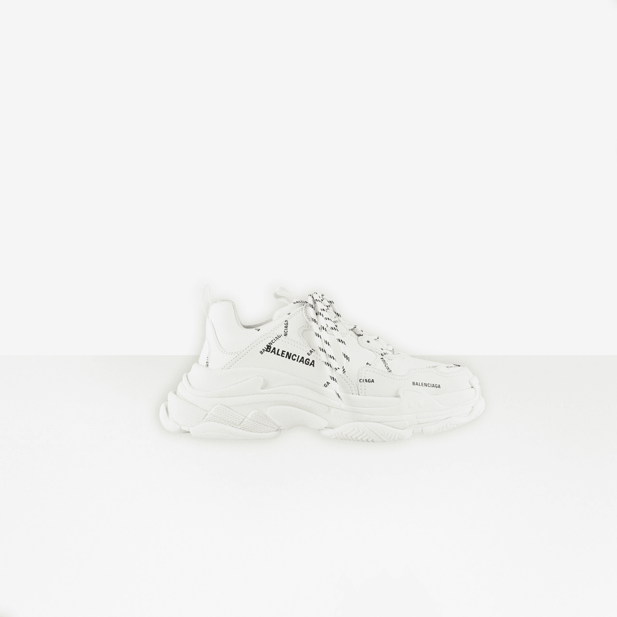 MEN BALENCIAGA ALLOVER LOGO TRIPLE S SNEAKER