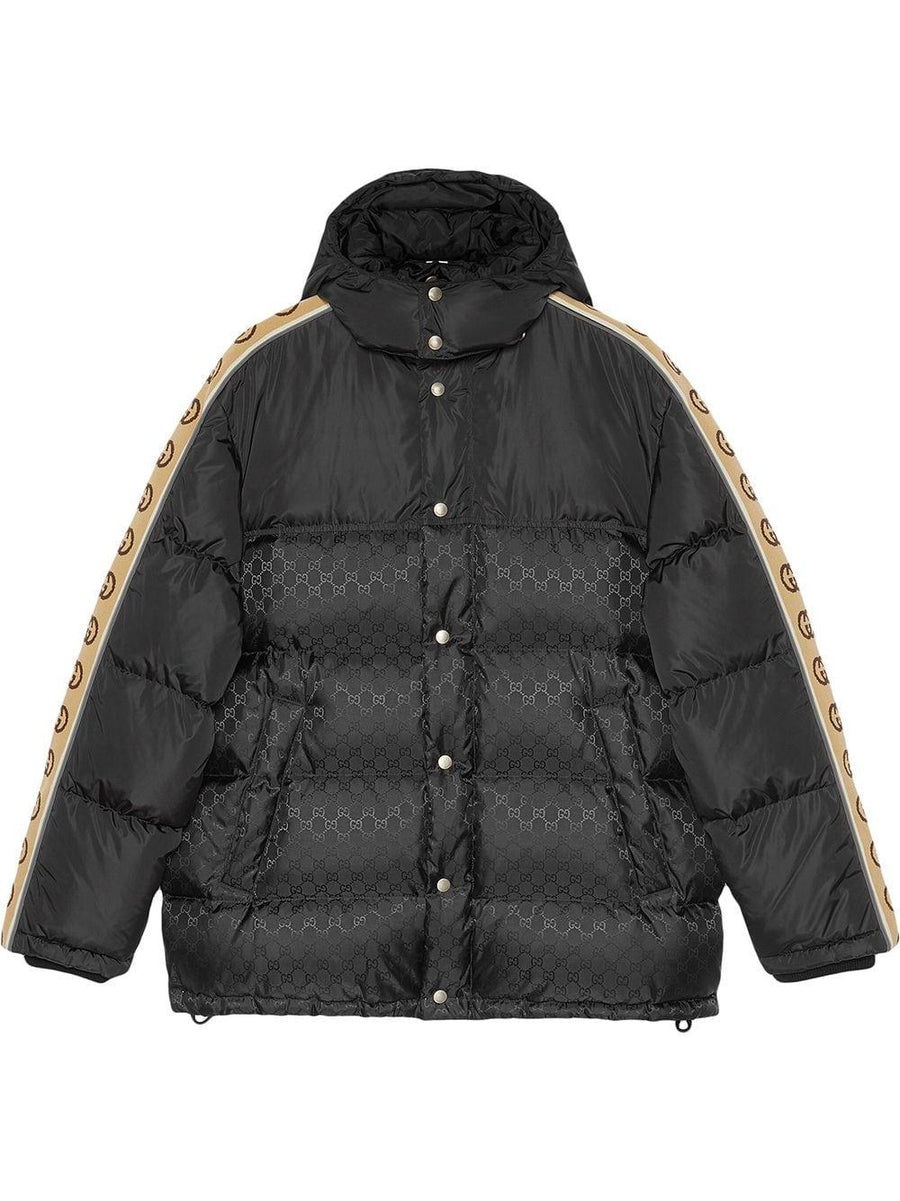 Doudoune/manteau matelassé à motif monogramme Gucci