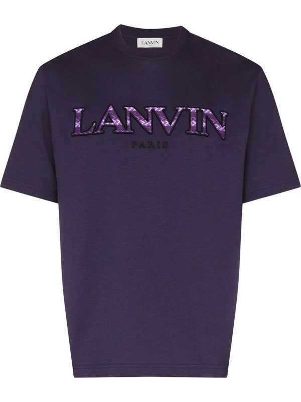 Lanvin logo-embroidered short-sleeve T-shirt