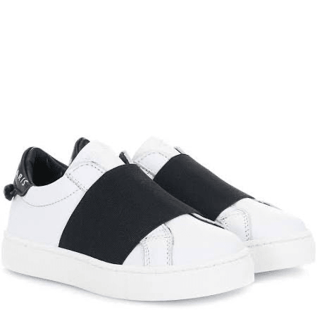 Boy & Girl  GIVENCHY Logo Slip-On Sneakers in White