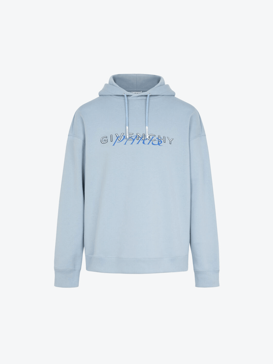 SWEAT À CAPUCHE GIVENCHY PARIS AVEC IMPRIMÉ CALLIGRAPHIQUE HOMME 