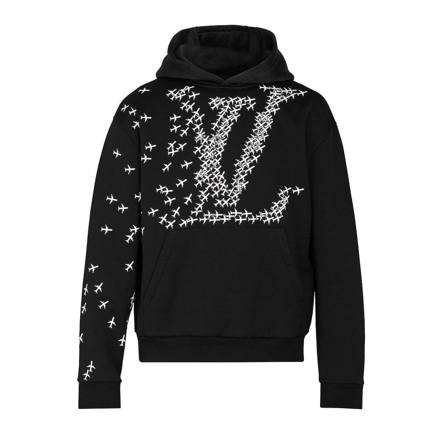 SWEAT À CAPUCHE IMPRIMÉ AVIONS LOUIS VUITTON HOMME