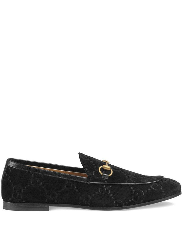 Gucci Gucci Jordaan GG velvet loafers