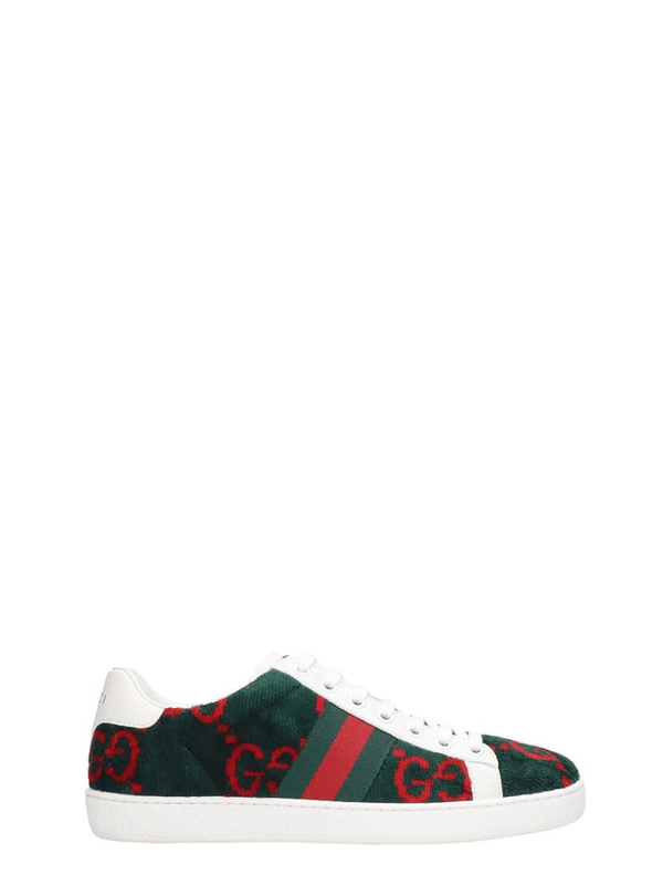 Zapatilla Gucci Ace GG de tejido de rizo para hombre