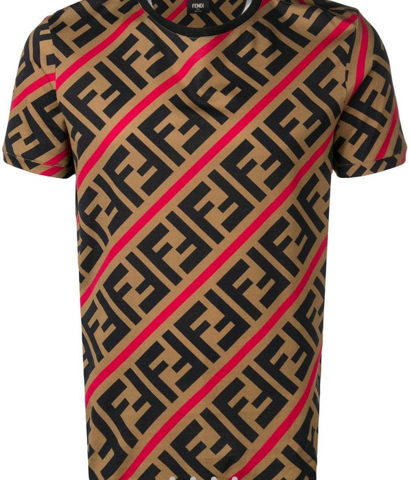 Fendi T-shirt à logo Double F HOMME 