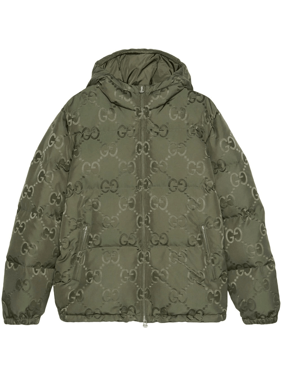 Gucci Jumbo GG canvas down jacket