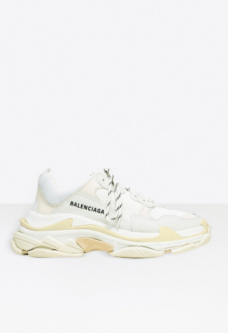Baskets BALENCIAGA WHITE TRIPLE S pour hommes