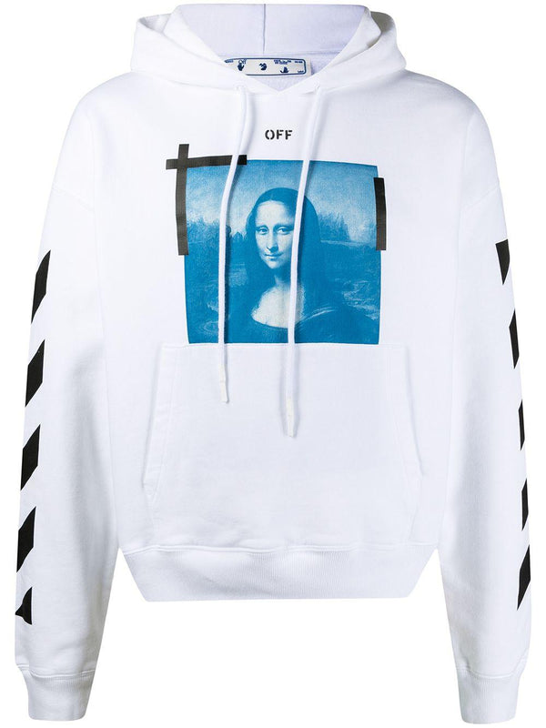 Sweat-shirt à capuche avec cordon de serrage Off-White Mona Lisa Arrow