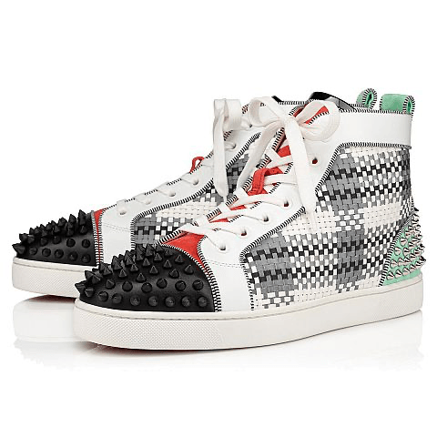 Men Louboutin Lou Spikes 2 Flat