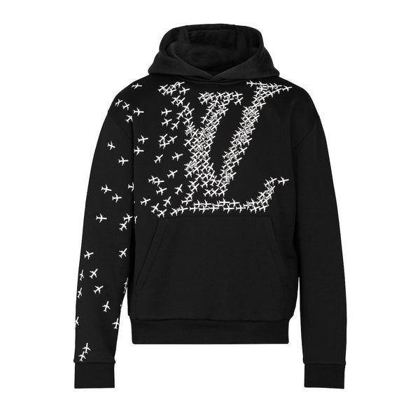 SWEAT À CAPUCHE IMPRIMÉ AVIONS LOUIS VUITTON FEMME