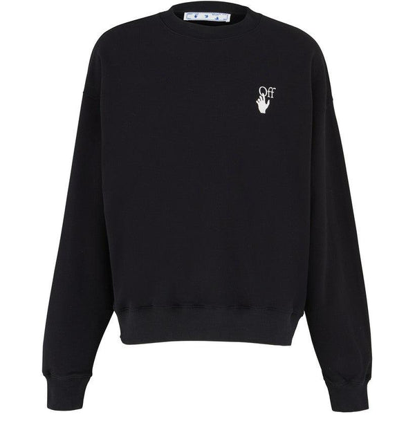 Sweat-shirt à col rond OFF-WHITE Cut Here Arrow