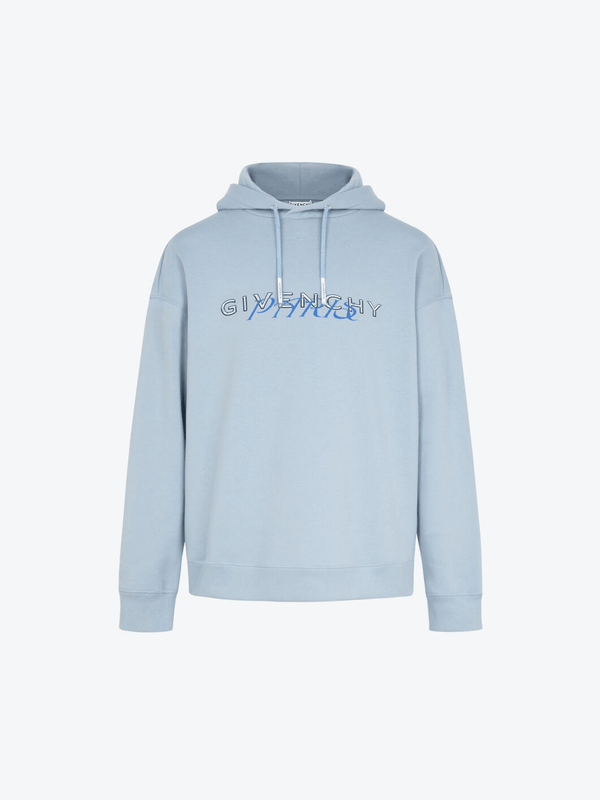 WOMEN GIVENCHY PARIS HOODIE WITH CALLIGRAPHIC PRINT