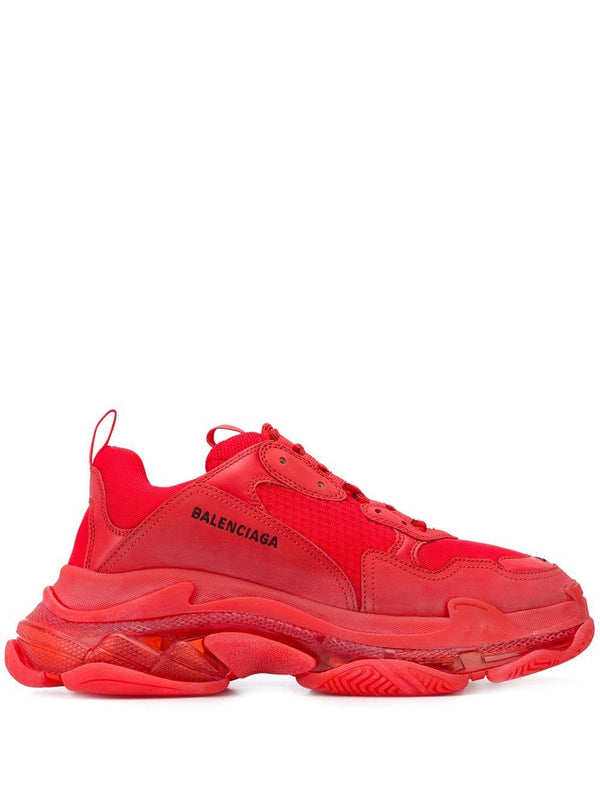 BALENCIAGA ROUGE TRIPLE S SEMELLE CLAIRE Homme