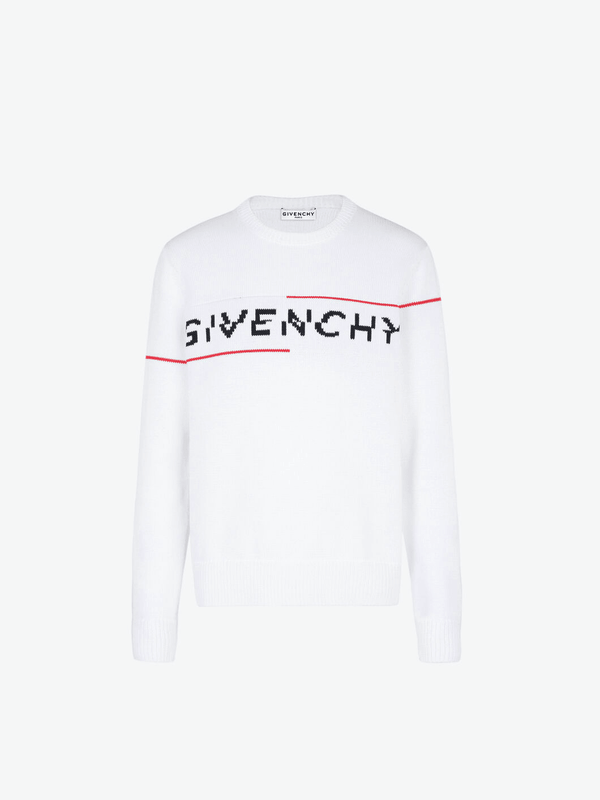 MEN  GIVENCHY SPLIT SWEATER IN JERSEY