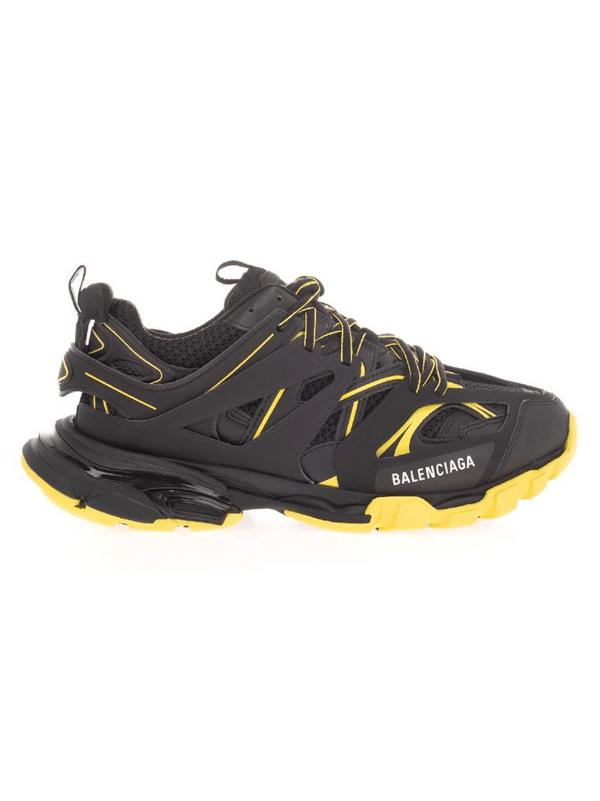 BALENCIAGA Black And Yellow Track Sneakers
