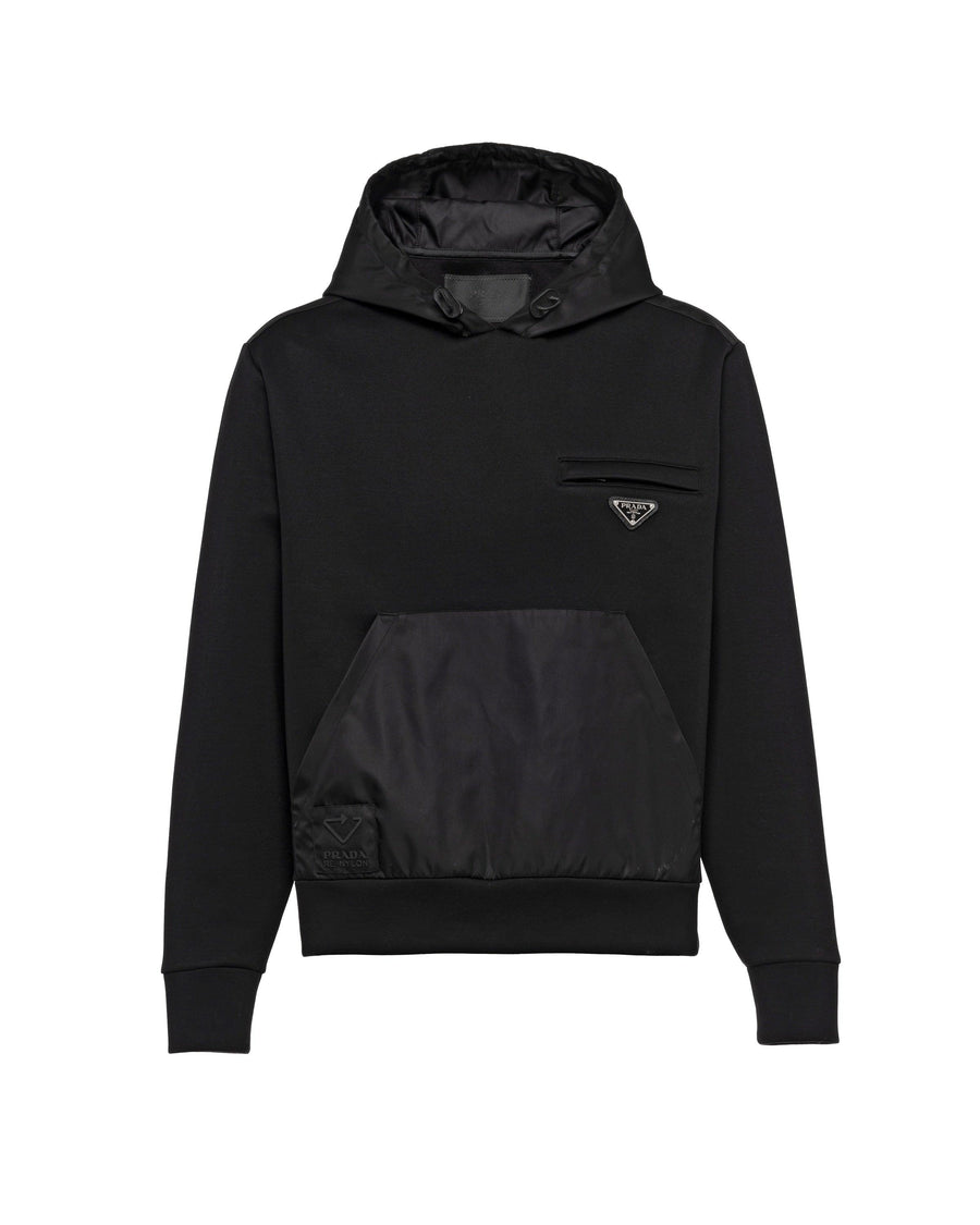 PRADA Hoodie with nylon details