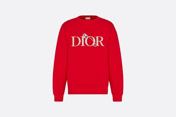 SUDADERA ROJA OVERSIZE DIOR Y JUDY BLAME