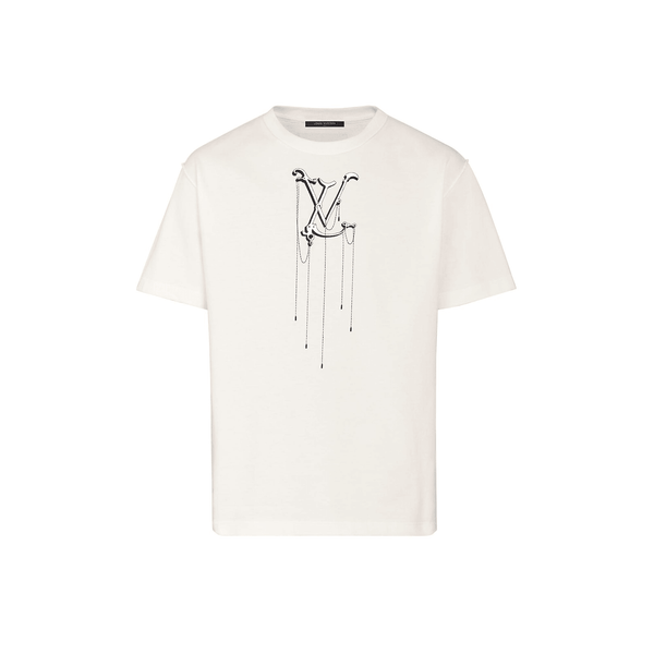 CAMISETA LOUIS VUITTON LV BORDADO COLGANTE HOMBRE