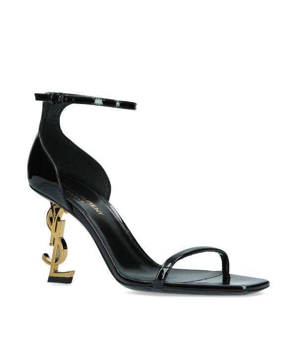 YSL Yves Saint Laurent Patent Leather Opyum Sandals 85