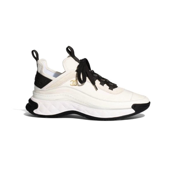 MEN CHANEL VELVET CALFSKIN SNEAKERS