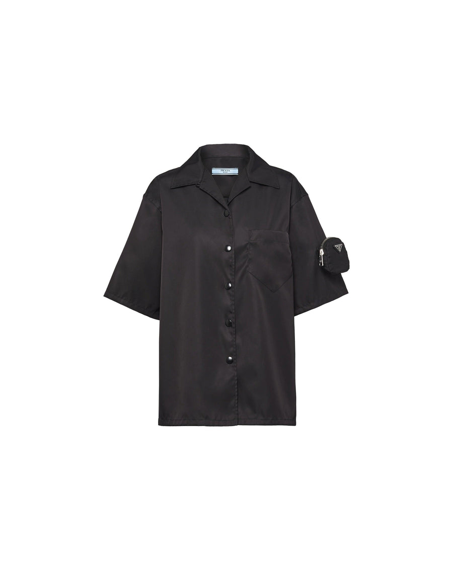 Chemise en gabardine Prada Re-nylon