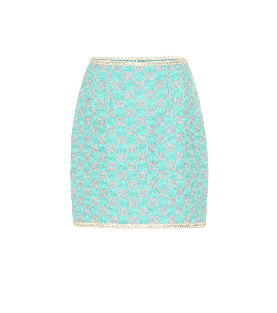 GUCCI GG tweed miniskirt