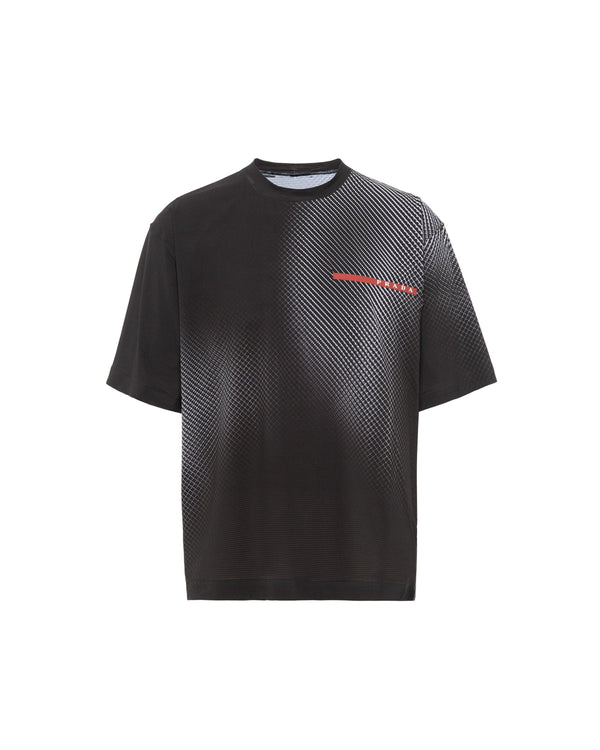 Prada Camiseta De Punto Estampada