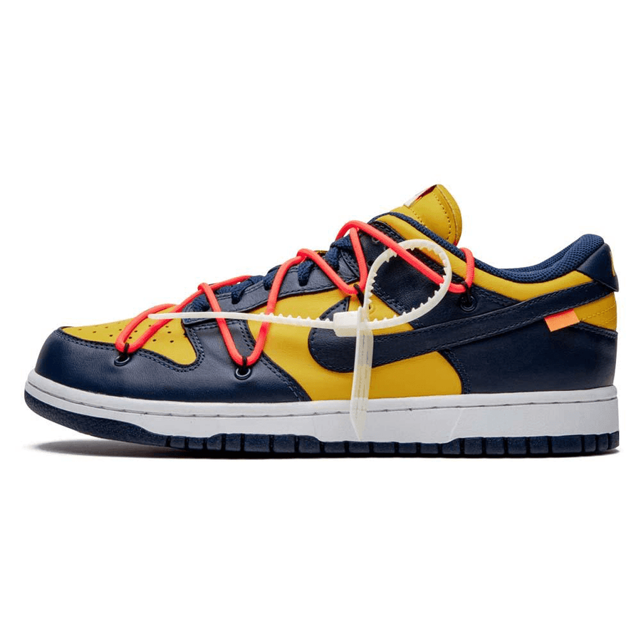 OFF-WHITE X Nike Dunk Low 'University Gold' pour hommes 