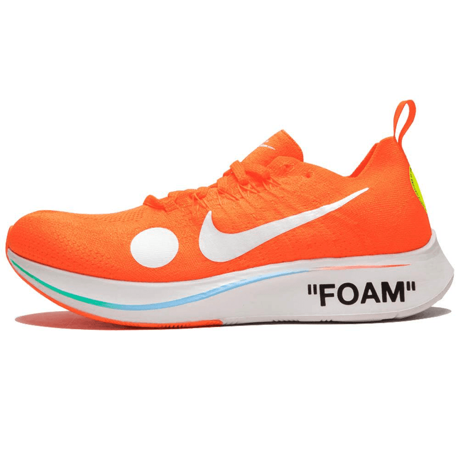Baskets Off-White X Nike Zoom Fly Mercurial Flyknit Total Orange 