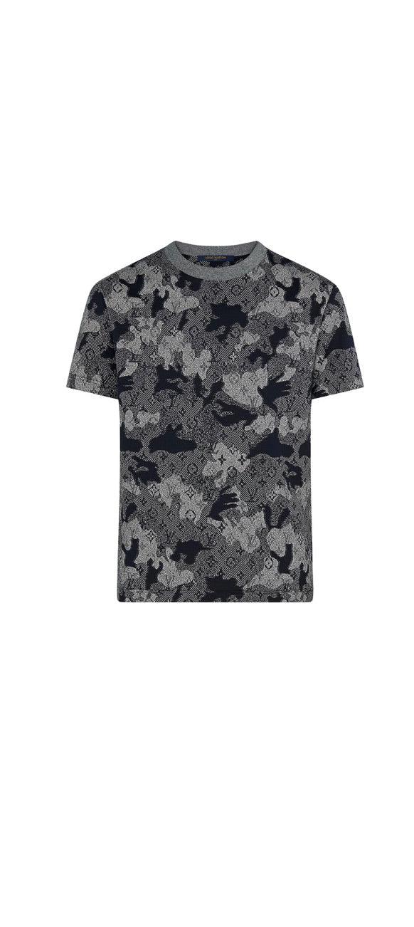 MEN LOUIS VUITTON LV CAMO JACQUARD T-SHIRT
