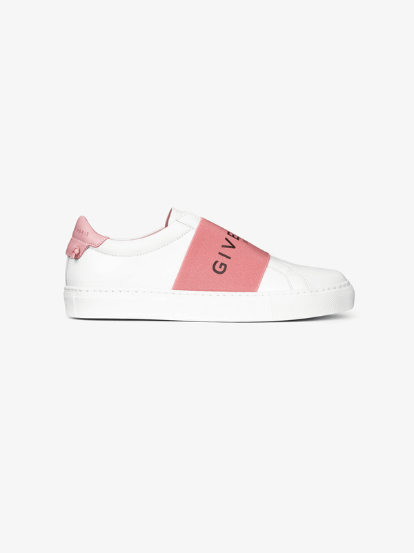 SNEAKERS FEMME EN CUIR AVEC BANDE ÉLASTIQUE GIVENCHY PARIS