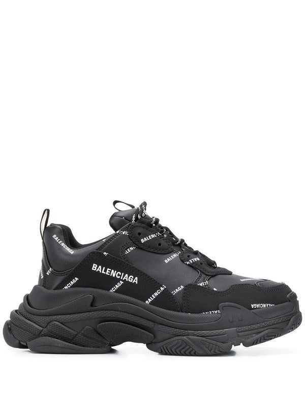 MEN BALENCIAGA ALLOVER LOGO TRIPLE S SNEAKER