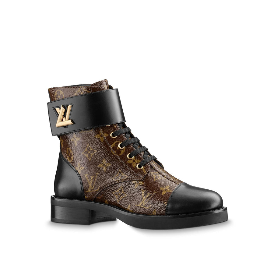 Louis Vuitton BOTTES PLATES RANGER WONDERLAND Femme