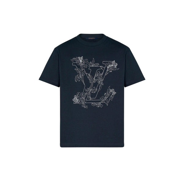 Louis Vuitton CAMISETA CON FLORES LV BORDADA