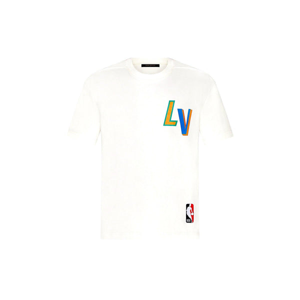 Louis Vuitton LVXNBA FRONT-AND-BACK LETTERS PRINT T-SHIRT