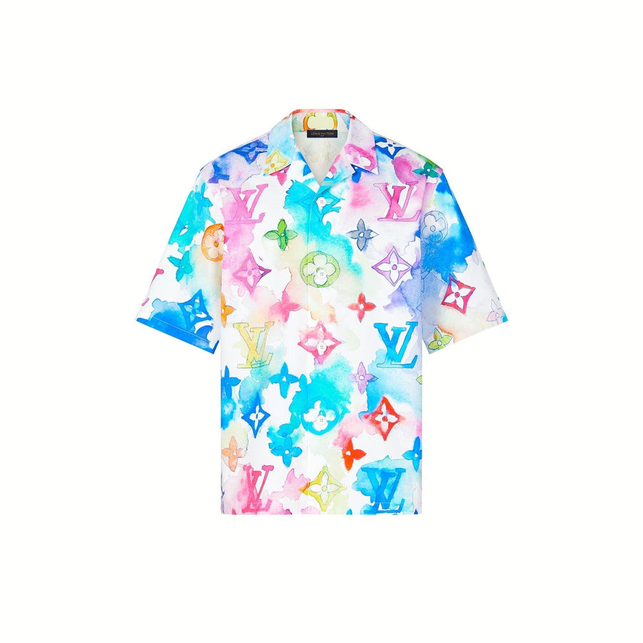 LOUIS VUITTON MULTICOLOR WATERCOLOR SHIRT